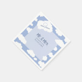 Mr & Mrs Cloud Nine 9 Cute Whimsical Huwelijksfees Servet (Hoek)