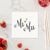 Mr & Mrs - Cocktailservetten Servet (Insitu)