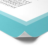 Mr. & Mrs Color Select met Boow Seating Chart Poster (Hoek)