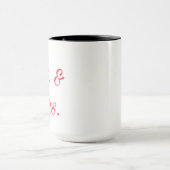 Mr & Mrs Couple Mok – Romantisch cadeau (Midden)