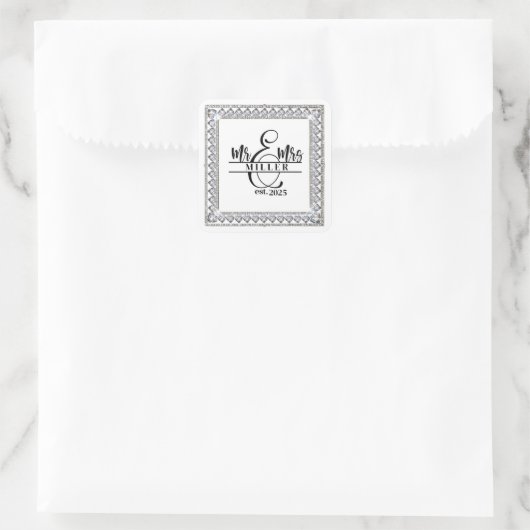 Mr & Mrs Custom Name Sticker (Tas)
