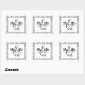 Mr & Mrs Custom Name Sticker (Vel)