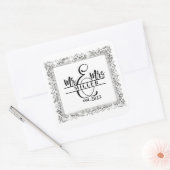 Mr & Mrs Custom Name Sticker (Envelop)