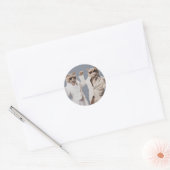 Mr & Mrs Dancing Party Cats Stickers (Envelop)