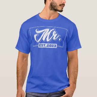 Mr Mrs. decoration bruiloft T-shirt