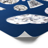 Mr. Mrs. Eerste Kerstmis Foto Bruiloft Vierkant St Poster (Hoek)