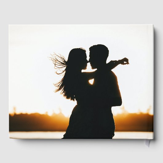 Mr Mrs Elegant Modern Minimal Blush Pink Wedding Gastenboek (Achterkant)