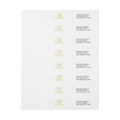 Mr & Mrs Elegant Typografie Bruiloft (Vel)