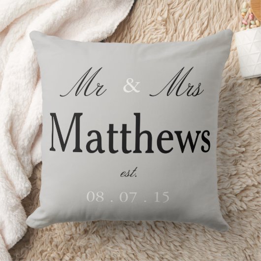 Mr & Mrs est. kussen (Deken)