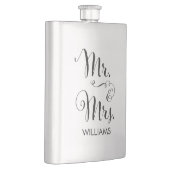 Mr. & Mrs Fancy Script Flask Flacon (Rechts)