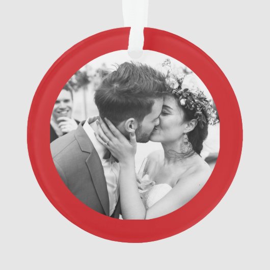 Mr Mrs First Christmas Housewarming mr and mrs  Ornament (achterkant)