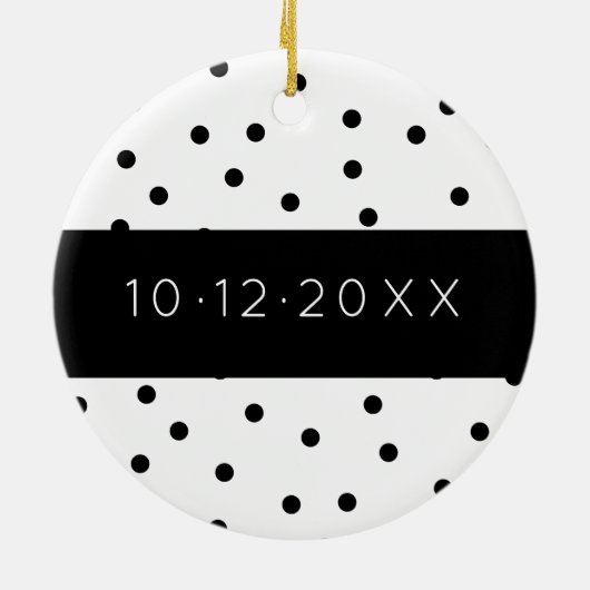 Mr & Mrs - Gepersonaliseerd ornament (Achterkant)