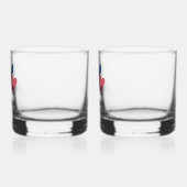 Mr & Mrs Gepersonaliseerde Stemless Rocks Glas Set (Links)