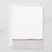 Mr & Mrs Glamour Sparkle Invitation Kaart (Achterkant)