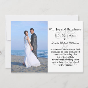 Mr. & Mrs Gray - Aankondiging van het huwelijk met