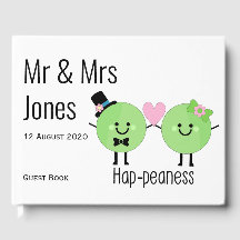 Mr & Mrs Happas Wedding Guest Book