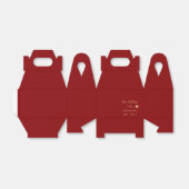 Mr & Mrs Happy Valentine's Day Favor Box Bedankdoosjes (Uitgevouwen)