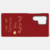 Mr & Mrs Happy Valentine's Day Samsung Galaxy Hoesje (Achterkant horizontaal)