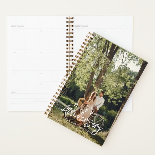 Mr & Mrs Happy Wedding Jubileum Custom Planner (Display)