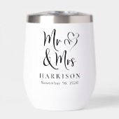 Mr Mrs Hearts Wedding (Voorkant)