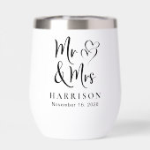 Mr Mrs Hearts Wedding (Achterkant)