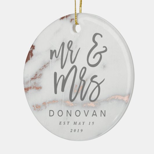 MR & MRS KERAMISCH ORNAMENT (Links)