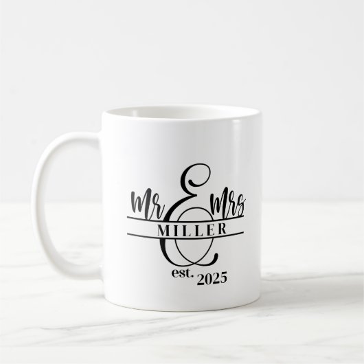 Mr. & Mrs. koffiekop Koffiemok (Links)