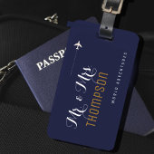 Mr. & Mrs. koppige reisavonturen Bagagelabel