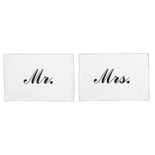"Mr. & Mrs." Kussenslopen