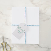 Mr & Mrs last name married year wedding engagement Cadeaulabel (Met Touw)