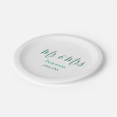 Mr & Mrs last name married year wedding engagement Papieren Bordje (Gekanteld)