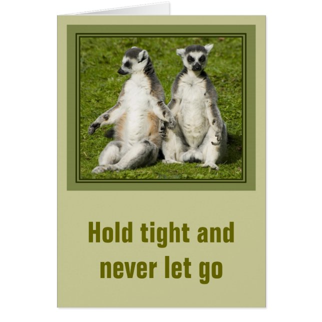 Mr & Mrs Lemur - Hou vast en laat nooit los (Voorkant)