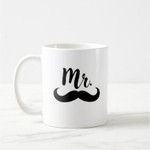 Mr & Mrs Lips & Mustache Paar
