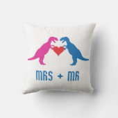 Mr+Mrs. - Love Dinosaurs Kussen (Achterkant)