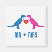 Mr+Mrs. - Love Dinosaurs Magneet (Voorkant)
