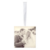 Mr. & Mrs. Married Little KerstWedding Foto Decoratie (Rechts)