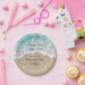 Mr & Mrs McGee 7" Ronde papieren Borden Bordje (Feest)