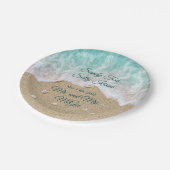 Mr & Mrs McGee 7" Ronde papieren Borden Bordje (Gekanteld)