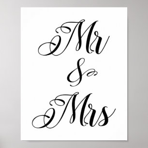 Mr & Mrs., Mister en Misses Poster