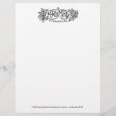 Mr. & Mrs. mistletoe die een nieuw stel briefhoofd (Voorkant)