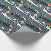 Mr & Mrs Otterly Claus Holiday Gift Cadeaupapier (Hoek)