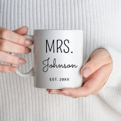 Mr. Mrs. Pas getrouwd Huwelijksreis Verloving Gesc Mok