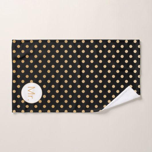 Mr & Mrs. pasgetrouwde badhanddoekset, aangepaste  Bad Handdoek (Handdoek)