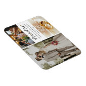 Mr. Mrs. Photo Collage Bruiloft Dank u Magneet (Rechterzijde)