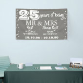 Mr. Mrs. Right Fun 25e Jubileum Silver Hearts Spandoek (Beurs)