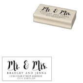 Mr & Mrs Rubber Stempel (Gestempeld)