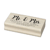 Mr & Mrs Rubber Stempel (Stempel)