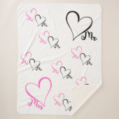 Mr. & Mrs. Sherpa Blanket Deken (Voorkant)