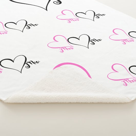 Mr. & Mrs. Sherpa Blanket Deken (3/4)