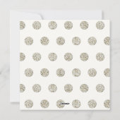 Mr & Mrs Shimmer Glitter Kijk Kerstmis Foto Feestdagenkaart (Achterkant)